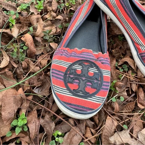 Tory Burch Multicolor Striped Flats - Picture 2 of 12